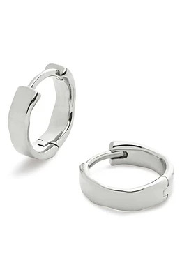 Monica Vinader Siren Muse Wave Hoop Earrings in Sterling Silver at Nordstrom