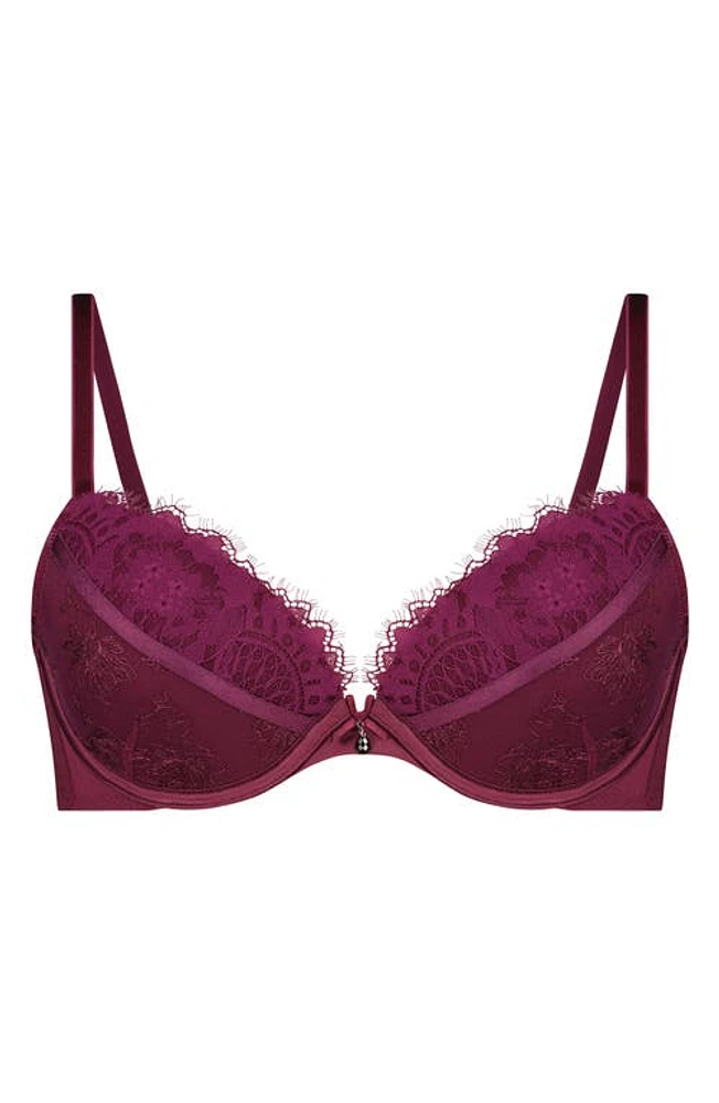 Hunkemöller Sia Underwire Bra Magenta Purple at Nordstrom,