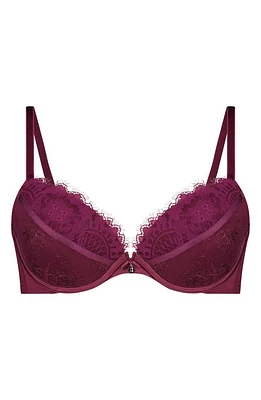 Hunkemöller Sia Underwire Bra Magenta Purple at Nordstrom,