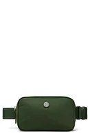 Tory Burch Virginia Nylon Belt Bag in Basil at Nordstrom