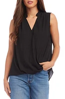 Karen Kane Drape Front Sleeveless Top at Nordstrom,