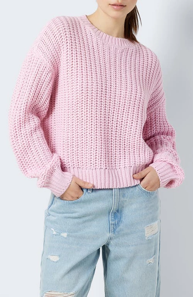 Noisy may Charlie Chunky Crewneck Sweater at Nordstrom,