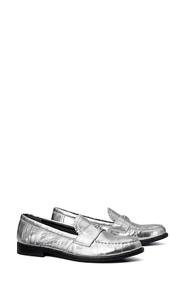 Tory Burch Classic Loafer Silver at Nordstrom,