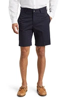 Berle Charleston Khaki Cotton Stretch Twill Shorts Navy at Nordstrom,