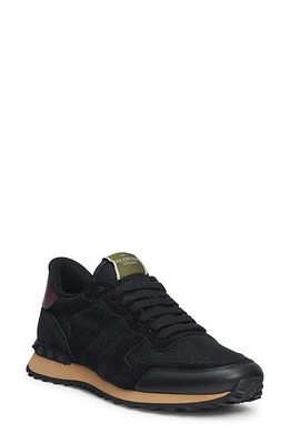 Valentino Garavani Rockrunner Sneaker Nero/Nero-Nero/Nero-Rubin at Nordstrom,