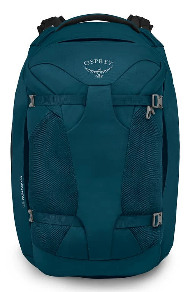 Osprey Fairview 55-Liter Travel Backpack in Night Jungle Blue at Nordstrom