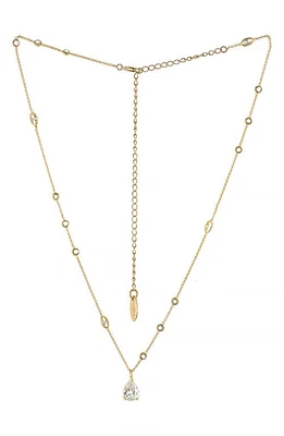 Ettika Cubic Zirconia Pendant Necklace in Gold at Nordstrom