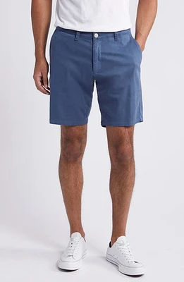 DL1961 Jake Flat Front Chino Shorts Anchor Blue at Nordstrom,