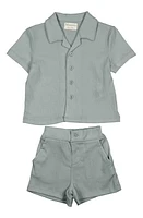 Manière Gauze Camp Shirt & Shorts Set in at Nordstrom