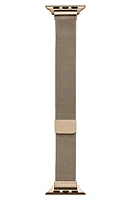 The Posh Tech Infinity Stainless Steel Apple Watch Watchband in Gold at Nordstrom