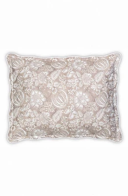 Matouk Granada Quilted Cotton Percale Sham in Dune at Nordstrom