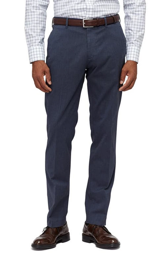 Bonobos Stretch Weekday Warrior Slim Fit Dress Pants Blue/grey Yarn Dye at Nordstrom, X