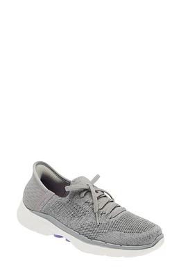 SKECHERS Go Walk 6 Slip-On Sneaker Gray/Lavender at