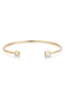 Ettika Cubic Zirconia Cuff Bracelet in Gold at Nordstrom