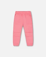 Deux Par Deux Little Girl's Parachute Pant Bubblegum Pink at Nordstrom, Size 5