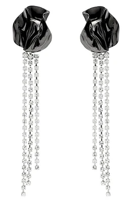 Sterling King Georgia Crystal Drop Earrings in Slate at Nordstrom