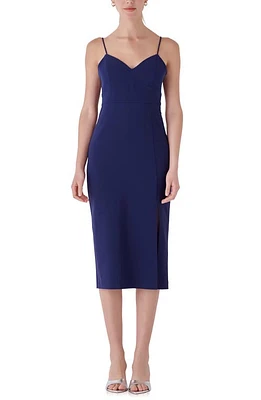 Endless Rose Strappy Midi Sheath Dress at Nordstrom,