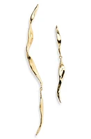 FARIS Blade Mismatched Drop Earrings in Gold at Nordstrom