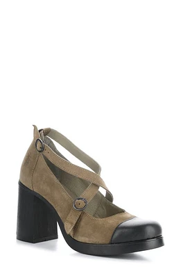 Fly London Sliv Strappy Block Heel Pump at Nordstrom,