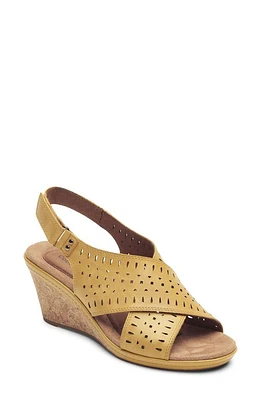 Rockport Cobb Hill Janna Slingback Sandal Sunbeam Leather at Nordstrom,