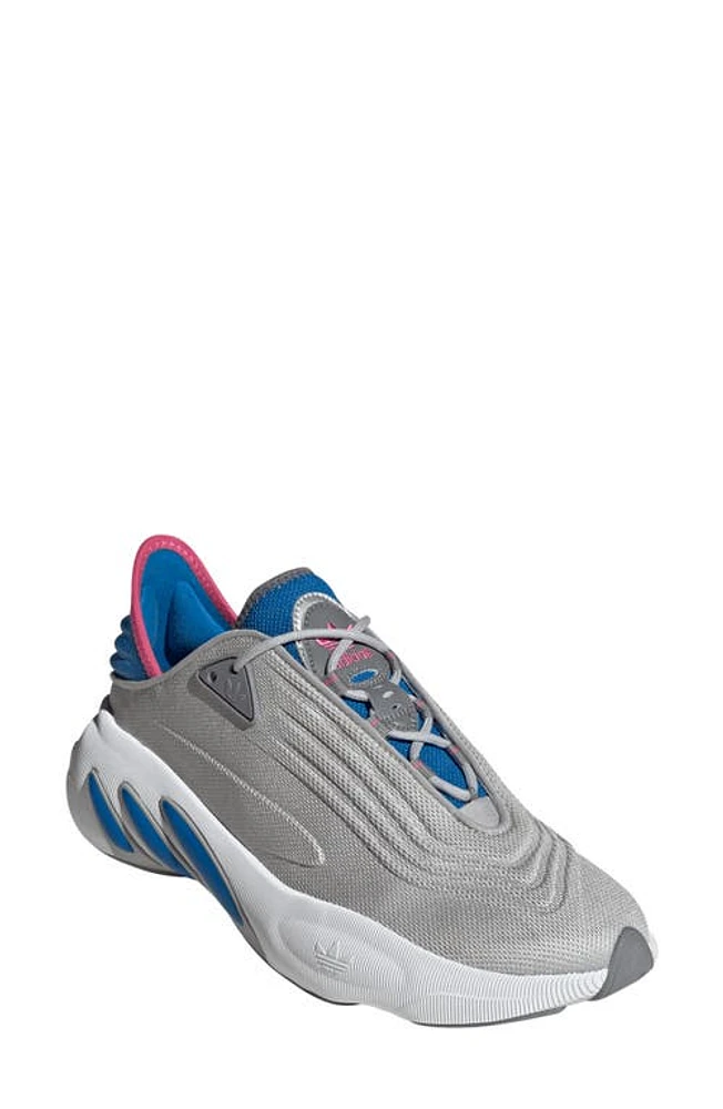 adidas adiFOM SLTN Sneaker in Grey/Bluebird/Magenta at Nordstrom, Size 9