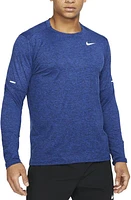 Nike Element Dri-FIT Long Sleeve Running T-Shirt in Obsidian/Game Royal at Nordstrom