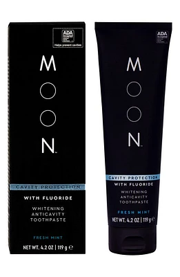 MOON Fresh Mint Cavity Protection with Fluoride Teeth Whitening Toothpaste at Nordstrom, Size 4.2 Oz