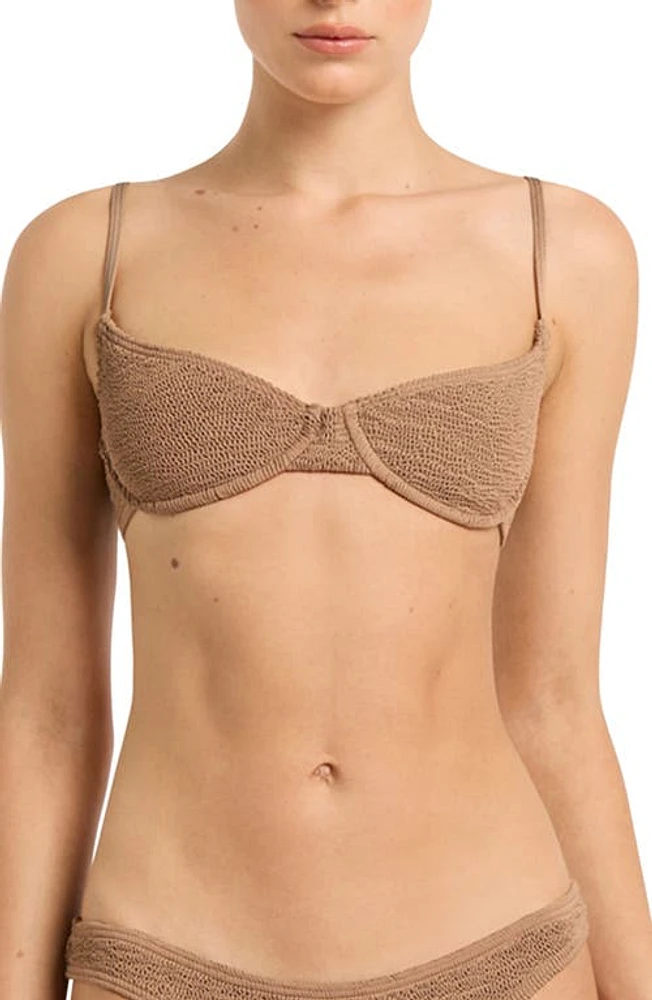 bond-eye Gracie Balconette Bikini Top in Hazelnut Recycled at Nordstrom