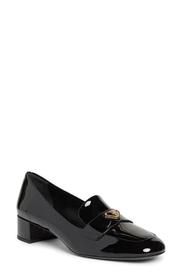 Prada Triangle Logo Loafer Pump Nero at Nordstrom,