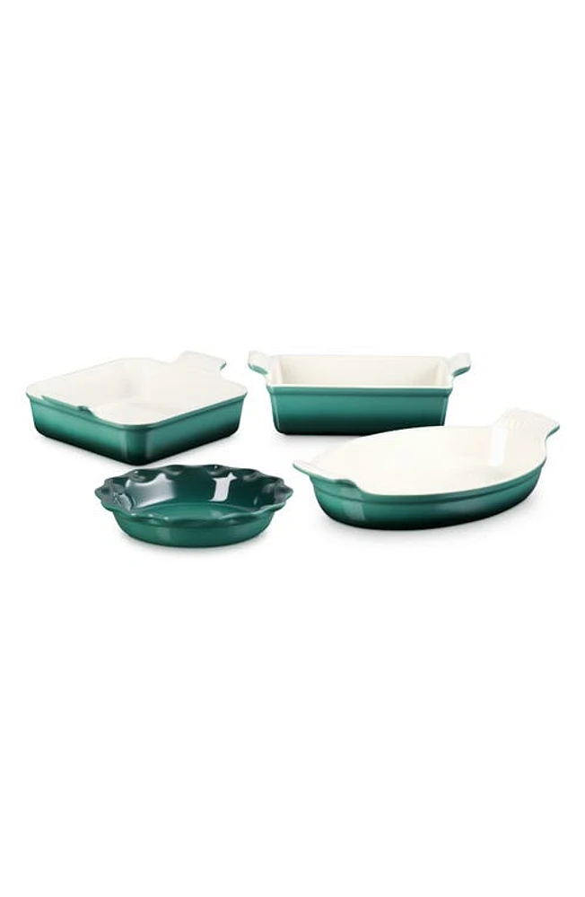 Le Creuset Heritage 4-Piece Bakeware Set in Artichaut at Nordstrom