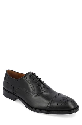 TAFT Noah Cap Toe Oxford Black at Nordstrom,