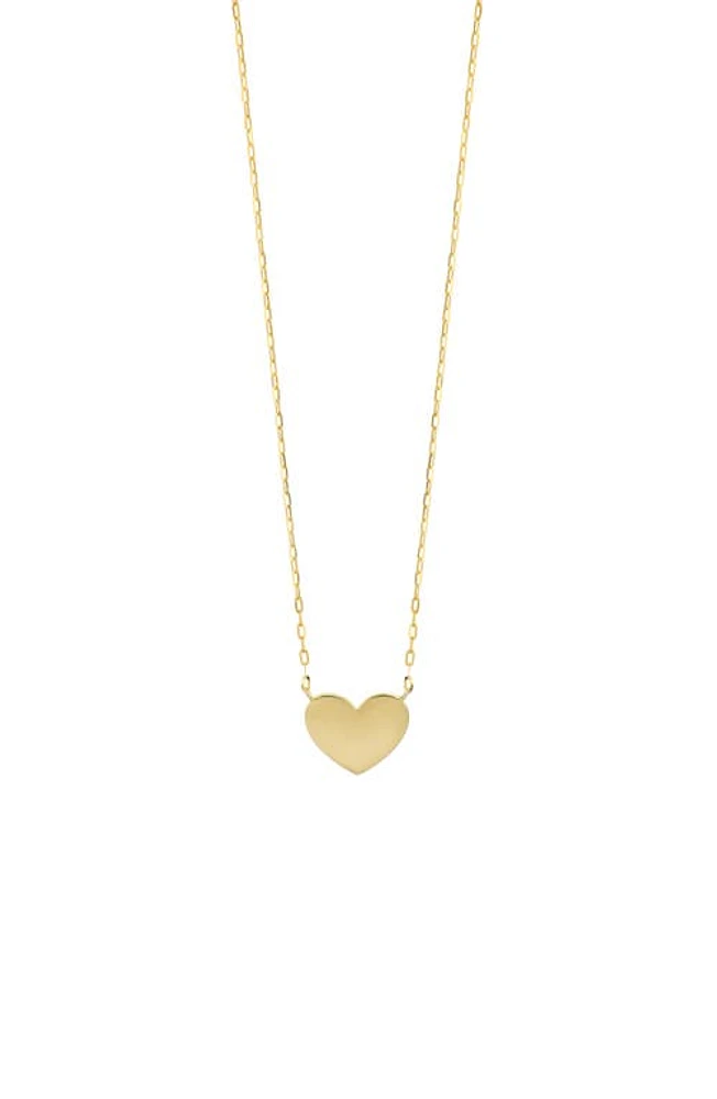 Bony Levy 14K Gold Heart Pendant Necklace in 14K Yellow Gold at Nordstrom, Size 18