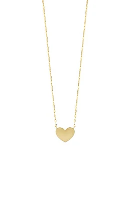 Bony Levy 14K Gold Heart Pendant Necklace in 14K Yellow Gold at Nordstrom, Size 18