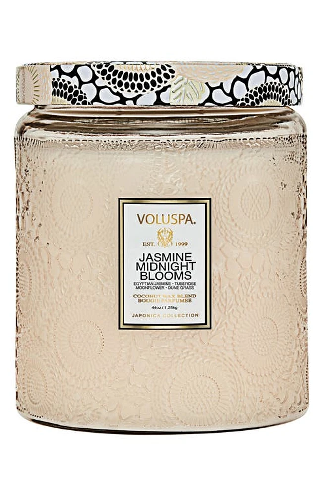 Voluspa Jasmine Midnight Blooms Luxe Jar Candle at Nordstrom, Size One Size Oz