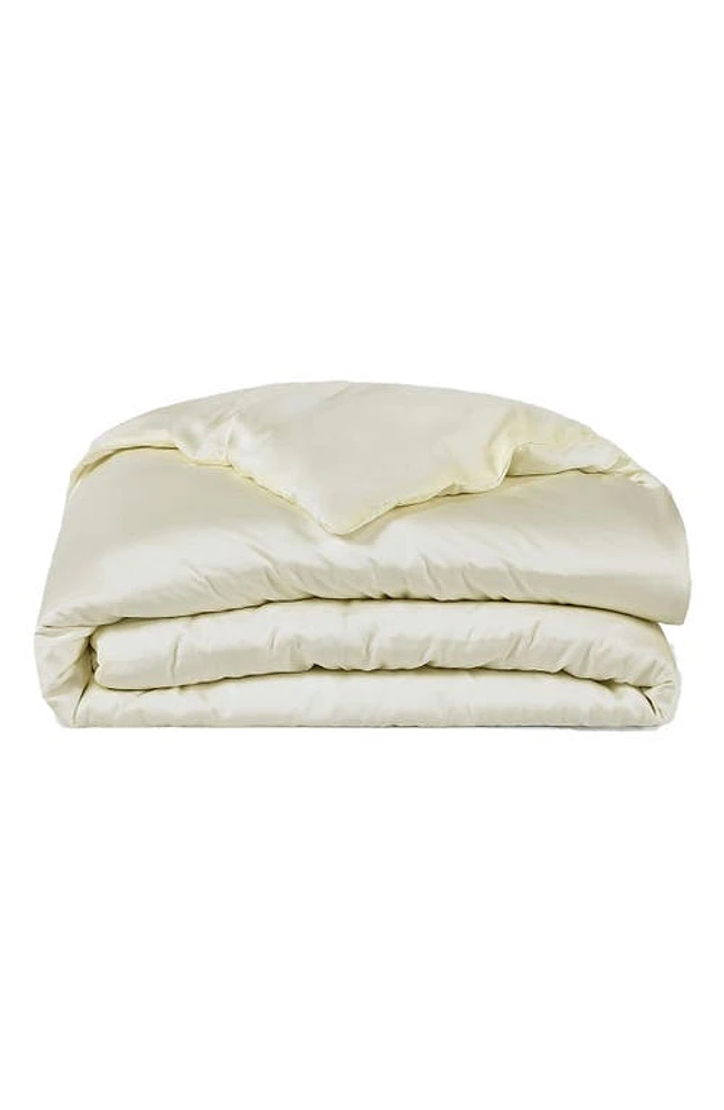 Sijo Eucalyptus Tencel Lyocell Duvet Cover in Ivory at Nordstrom