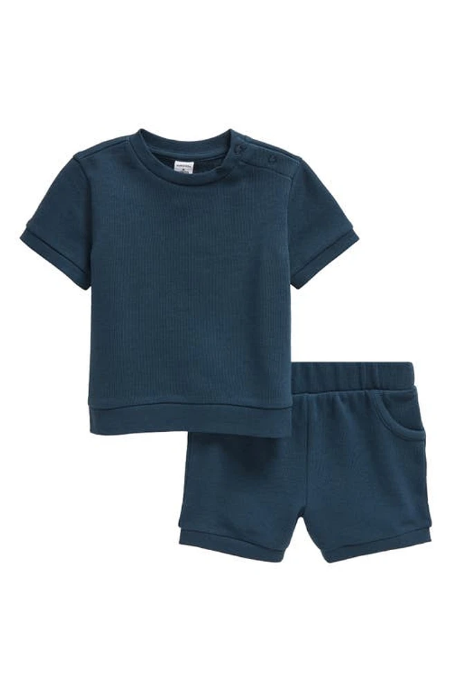 Nordstrom Cozy Short Sleeve Top & Shorts Set at Nordstrom,