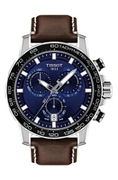 Tissot Supersport Chronograph Leather Strap Watch