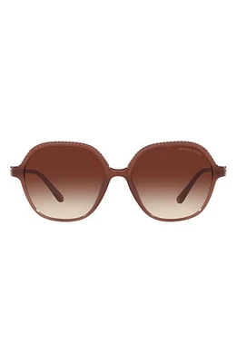 Michael Kors Bali 58mm Gradient Oval Sunglasses in Brown at Nordstrom