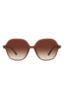 Michael Kors Bali 58mm Gradient Oval Sunglasses in Brown at Nordstrom