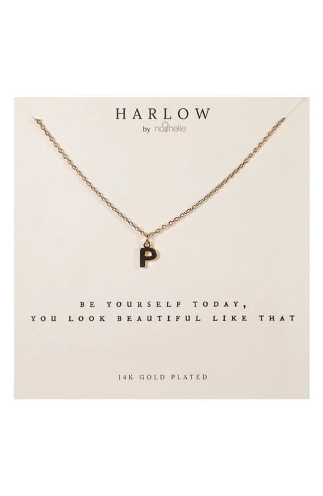 Nashelle Initial Charm Necklace in Gold at Nordstrom