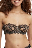 Skarlett Blue Entice Strapless Lace Underwire Bra at Nordstrom,