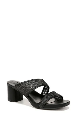 Naturalizer Inez Slide Sandal Black Fabric at Nordstrom,