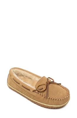 Minnetonka Tilia Faux Fur Lined Slipper Cinnamon at Nordstrom,