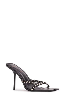 Black SUEDE STUDIO Leo Slide Sandal Buffed Nappa Studs at Nordstrom