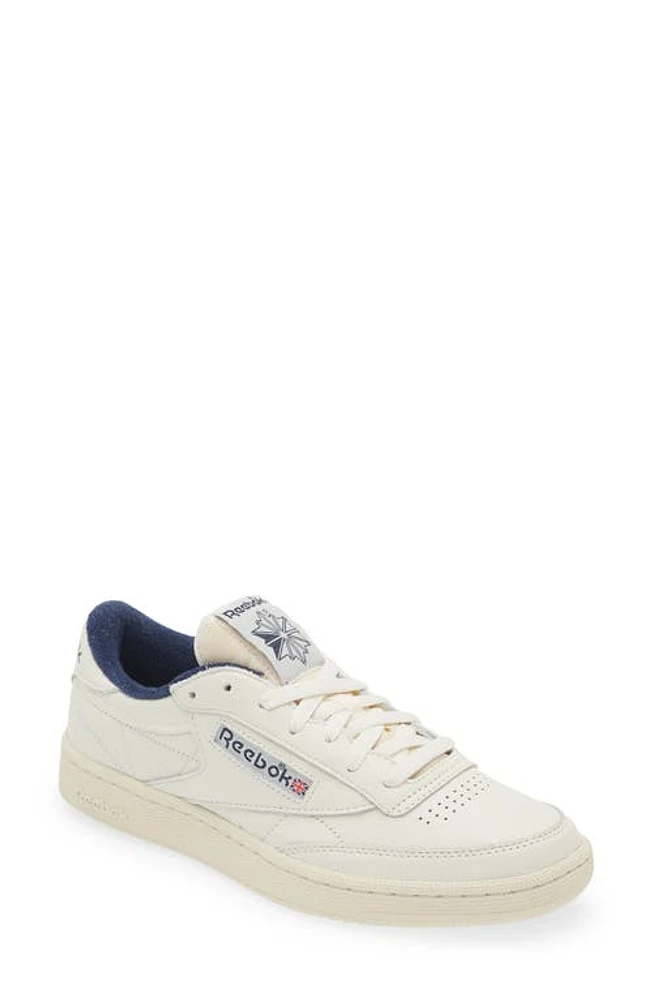 Reebok Club C Vintage Sneaker Chalk/Alabaster/Vector Navy at Nordstrom,