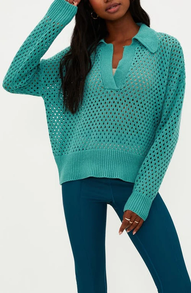 Beach Riot Wynn Open Stitch Sweater Crystal Coast at Nordstrom,