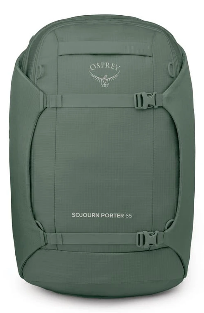 Osprey Sojourn Porter 65-Liter Travel Backpack in Koseret Green at Nordstrom