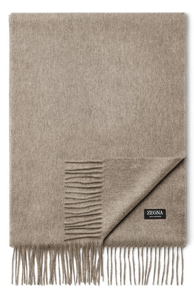 ZEGNA Oasi Cashmere Scarf in Beige at Nordstrom