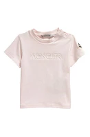 Moncler Kids' Embroidered Logo Stretch Cotton T-Shirt at Nordstrom,