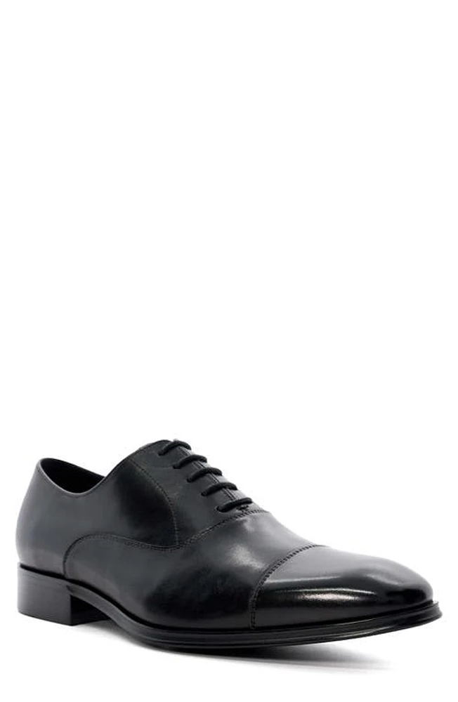 Dune London Solver Cap Toe Oxford Black at Nordstrom,